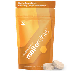 Rebalance Mellomints bottle for daily calm and focused routine.