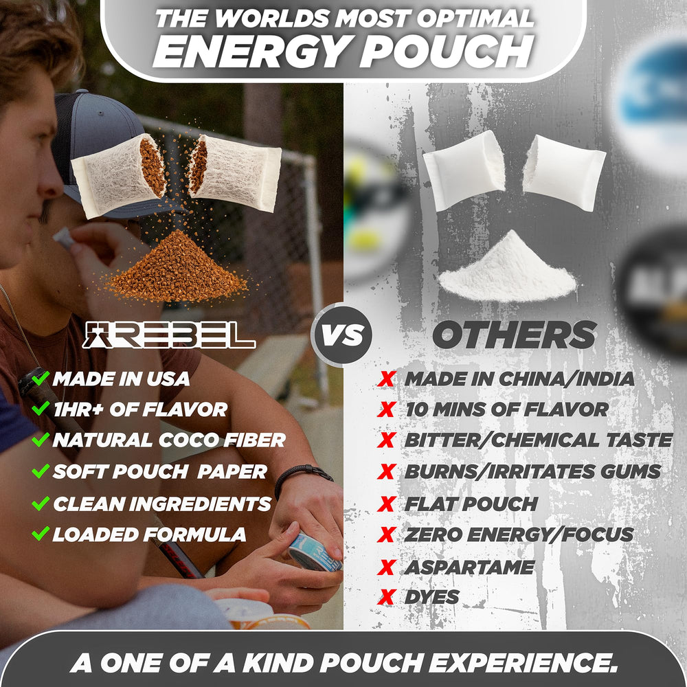 Open Rebel Nootropic Energy Pouch ready for study sessions