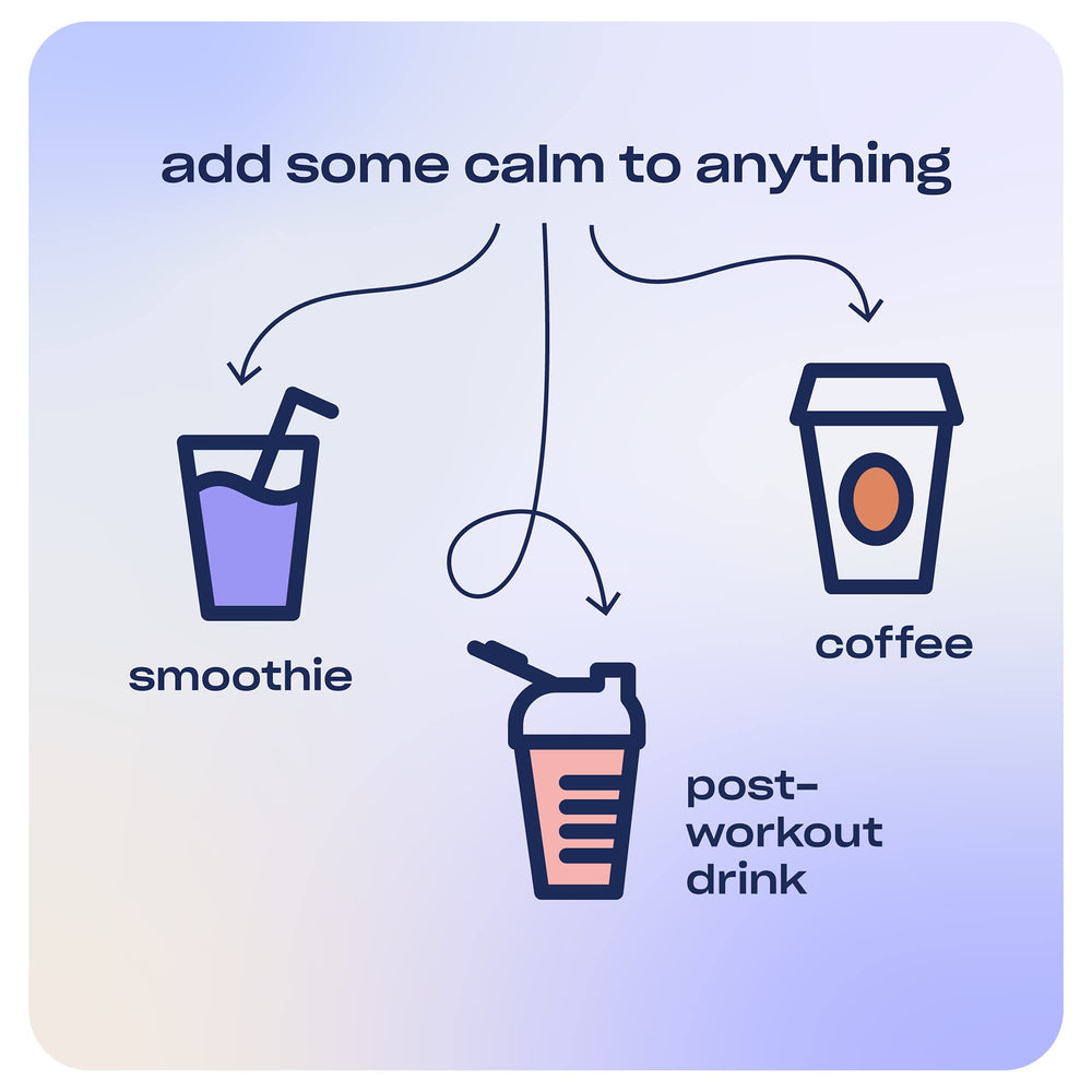 Recess Mood Powder daily calm routine with scoop ready to measure.