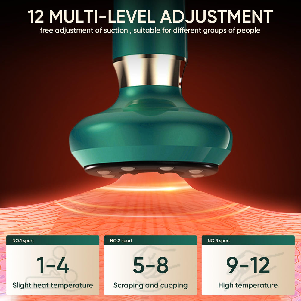 recgovt massager close-up on one-touch release for effortless comfort