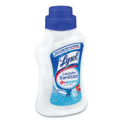 Lysol sanitizer in-washer scene demonstrates effective fabric care.