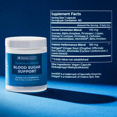 Redame Health prebiotic blend ingredients highlighting gut nourishment