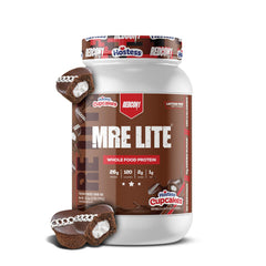 RedCon1 MRE Lite Hostess Cupcakes bottle, convenient meal replacement on the go.