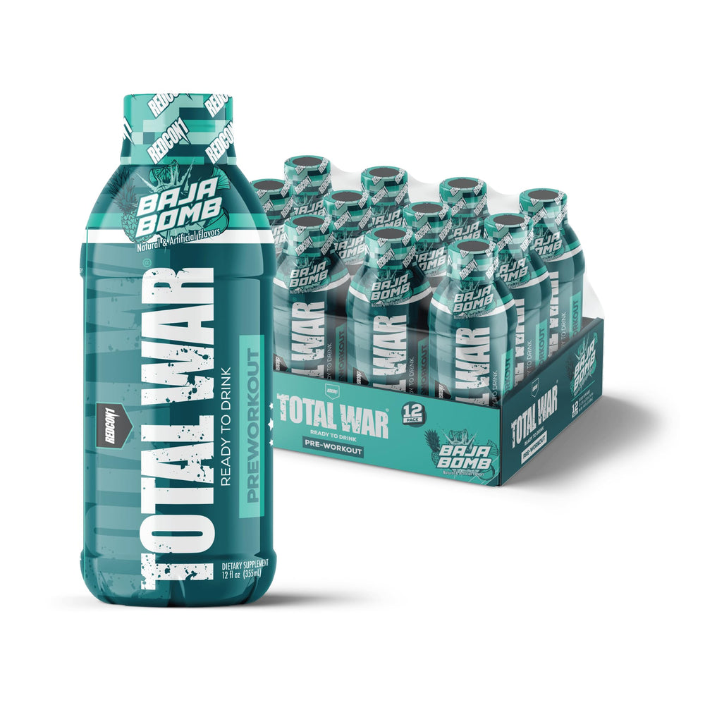 REDCON1 Total War Baja Bomb can delivers focused workout energy