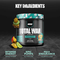 Total War Baja Bomb dissolves in water for fast-acting energy.