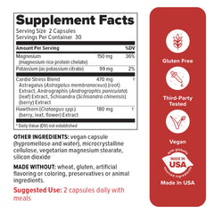 Redd Remedies 120/80 Care capsules highlight vegan formula