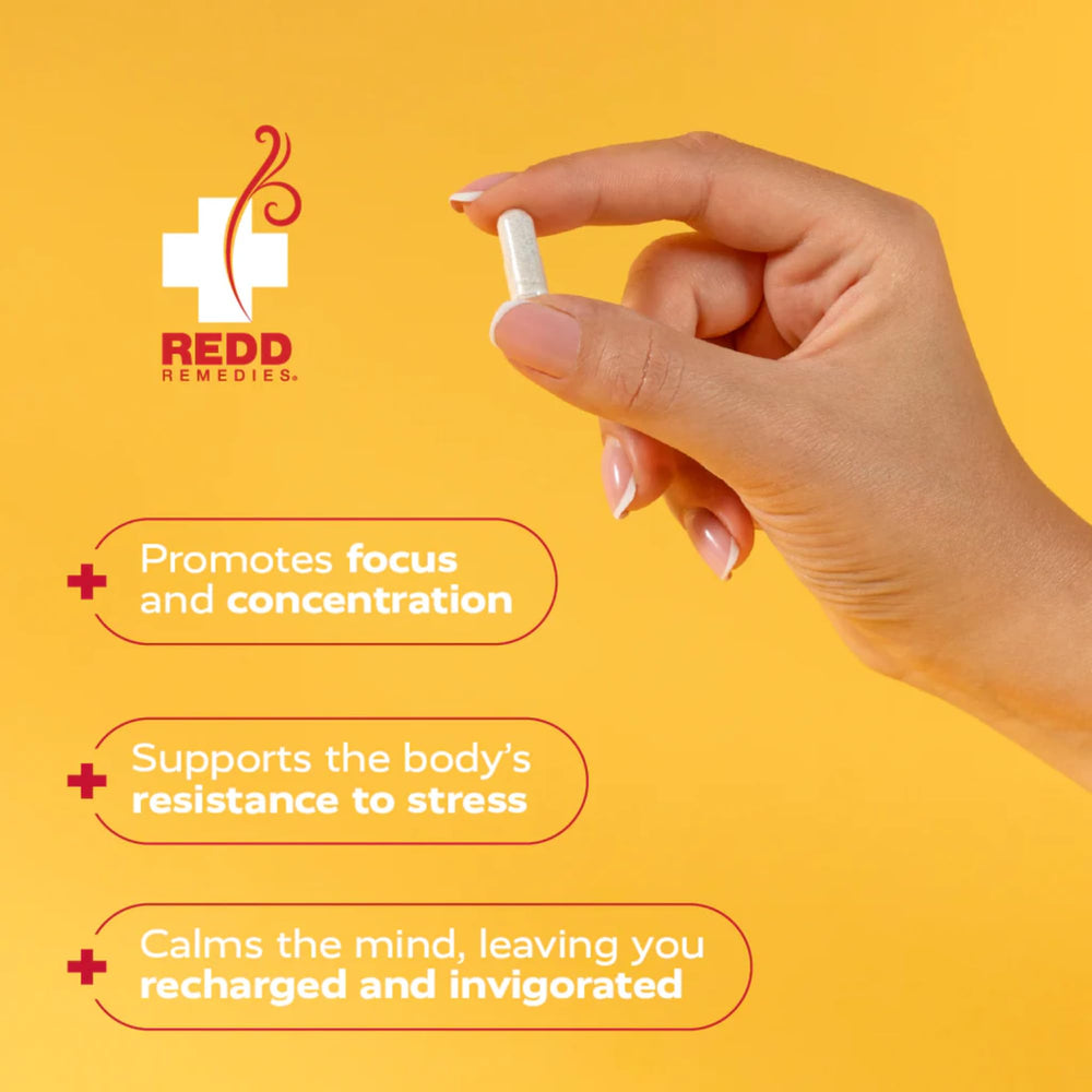 Redd Remedies At Ease packaging back details ingredients and usage