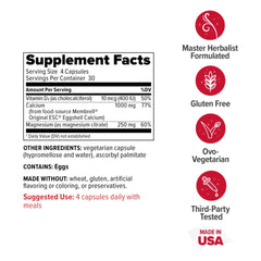 Redd Remedies calcium-mag-d dosage capsules for daily intake