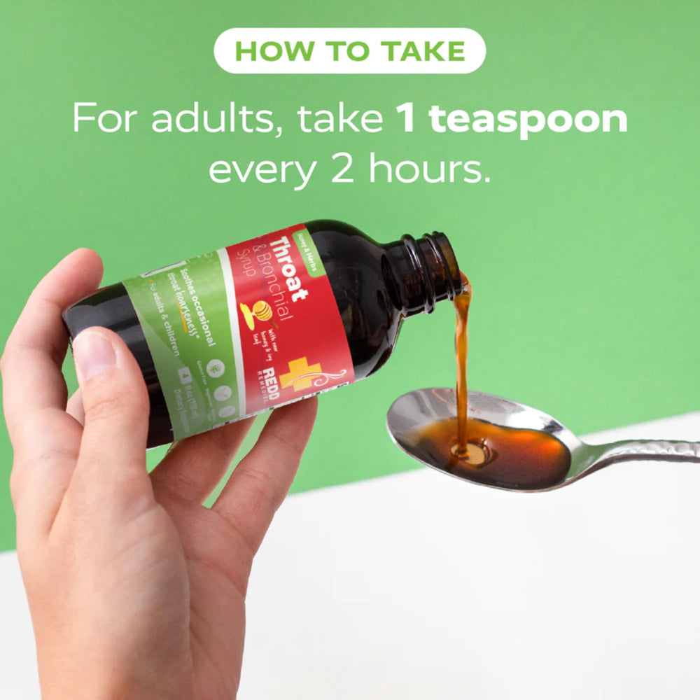 Measuring spoon shown with Redd Remedies for flexible use
