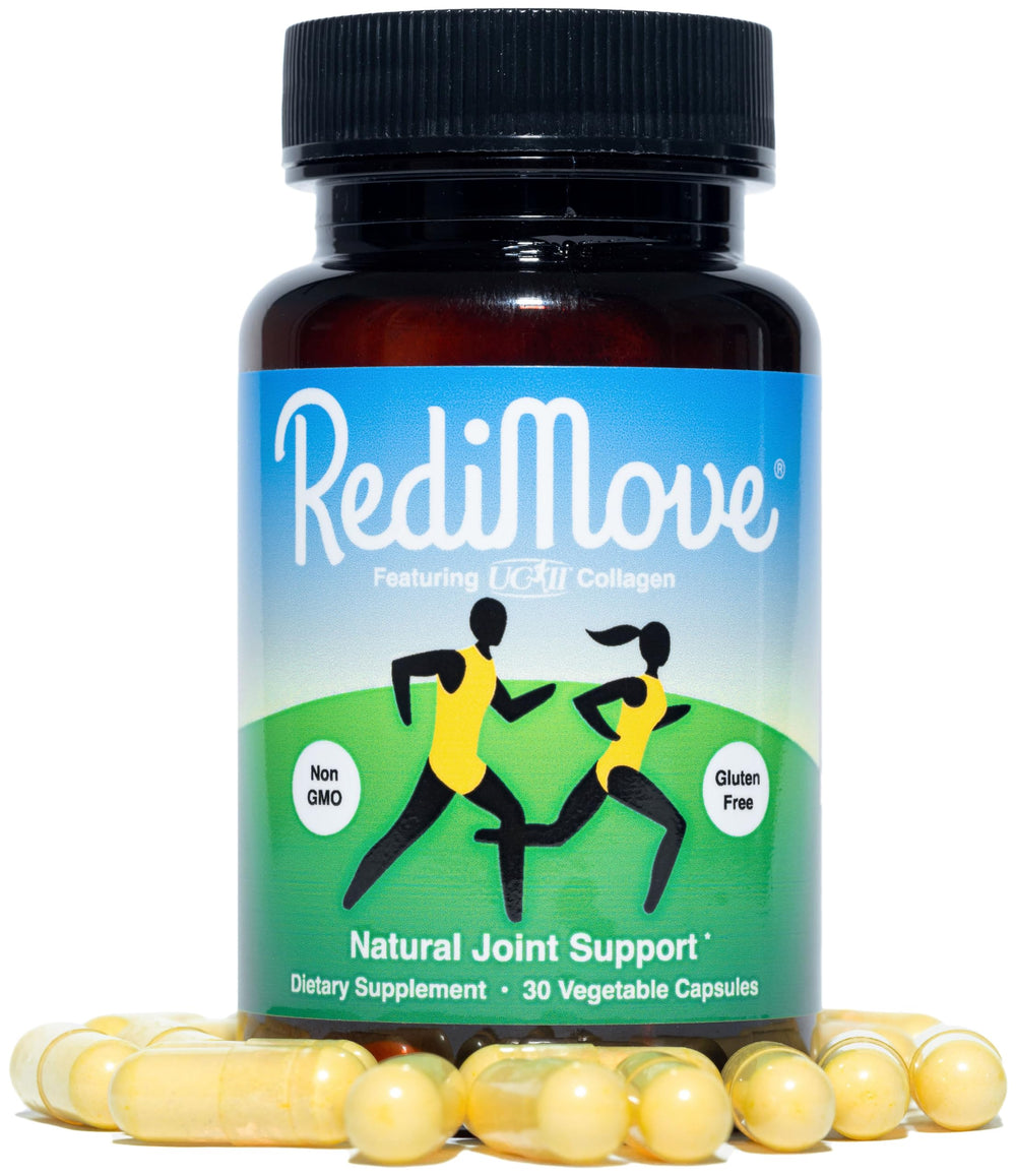 RediMove bottle on shelf ready for a daily routine.