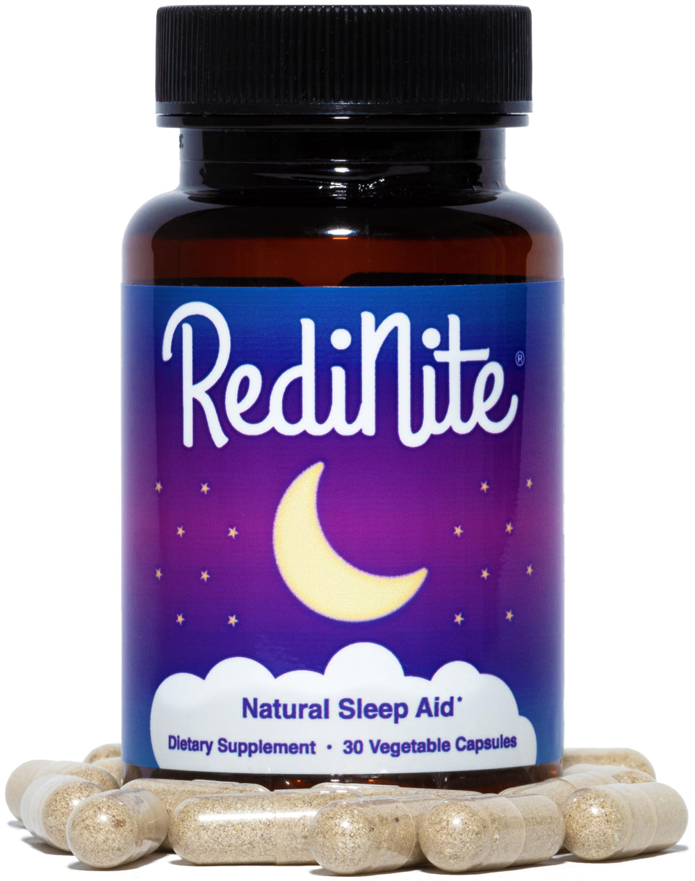 RediNite bottle in a calm nighttime setup for relaxation.