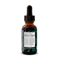 Redmint Ginkgo Leaf tincture bottle with leaves for improved concentration.
