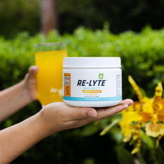 Ginger, elderberry, and turmeric blend included in Re-Lyte Immunity