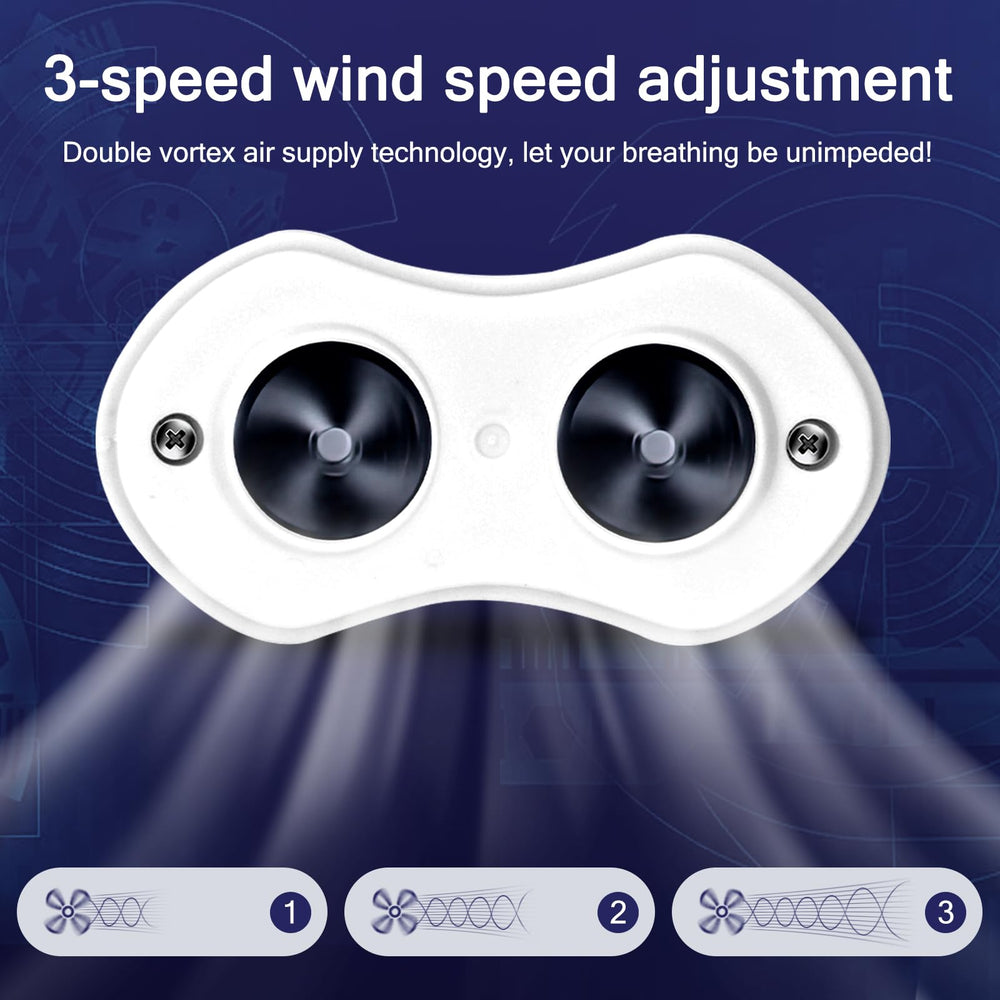 Redpee anti-snore device features three-speed wind for personalized comfort