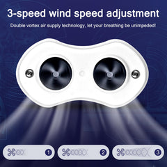 Redpee anti-snore device features three-speed wind for personalized comfort