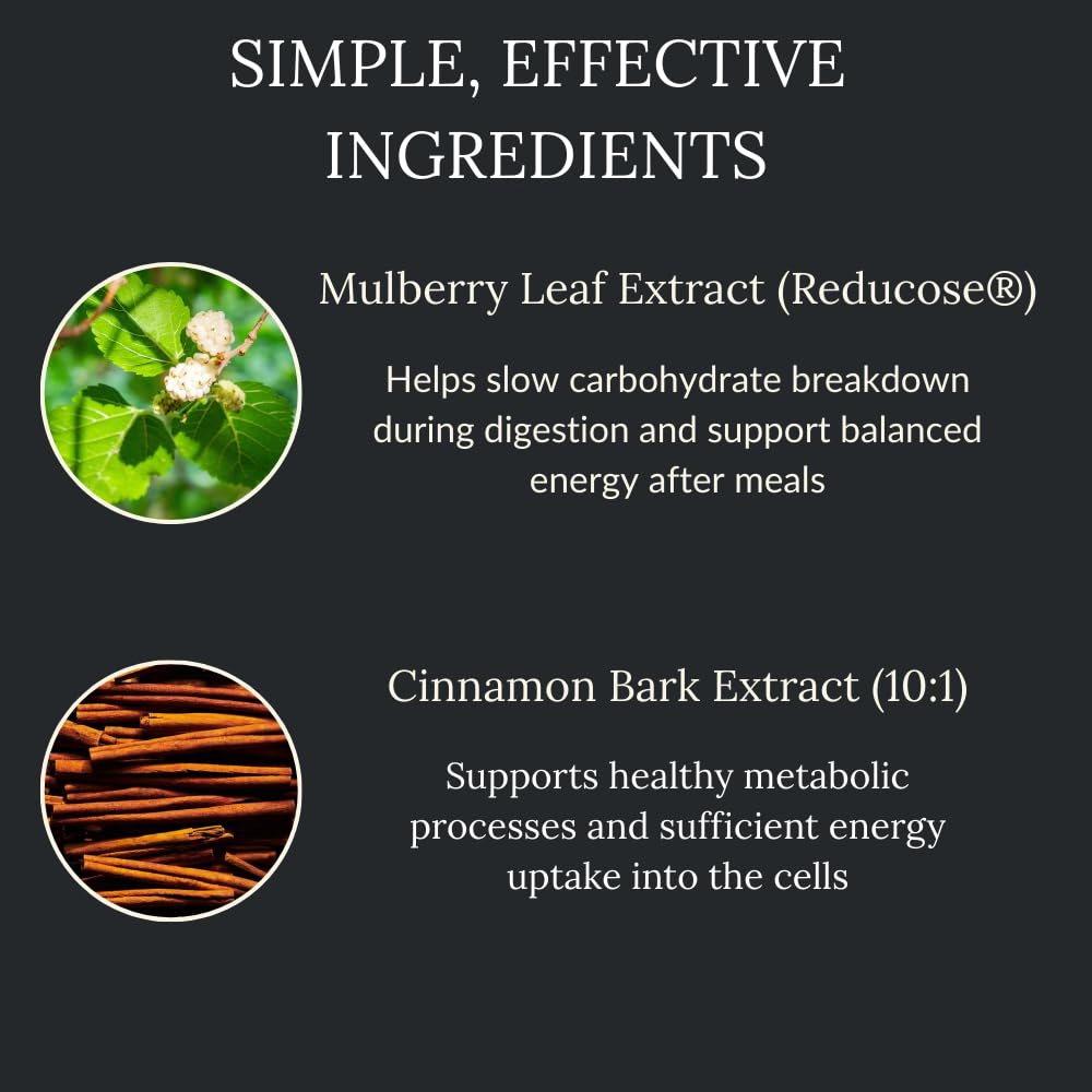 Reducose white mulberry leaf ingredient highlighting carb digestion support potential