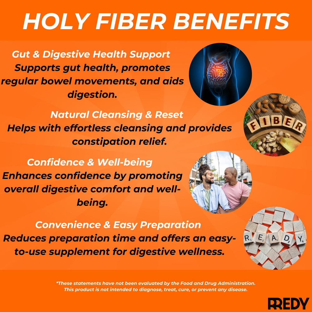 REDY psyllium husk ingredient highlights natural fiber source.