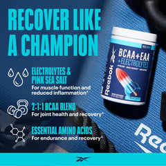 Scoop of REEcover dissolving in a glass of water for easy recovery.