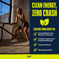 Reebok REEenergize athlete lifting to showcase pump and performance potential.