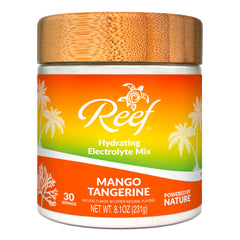 Reef Replenish mango-tangerine bottle for hydration during workouts