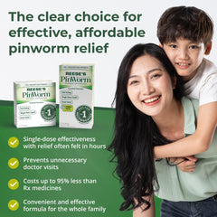 Clear weight-based dosing chart helps parents dose correctly.