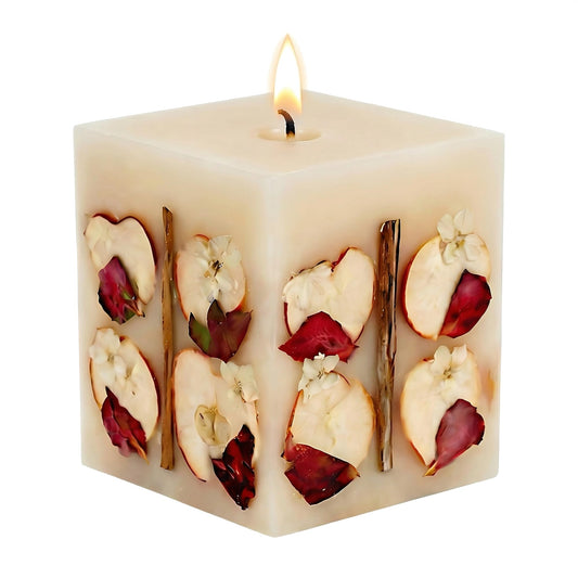 Refillery Haus large apple vanilla candle in eco-friendly packaging, ideal for gifts.