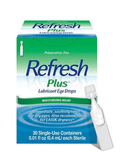 Refresh Premium 2-Pack eye drops front label for quick recognition and convenient use.