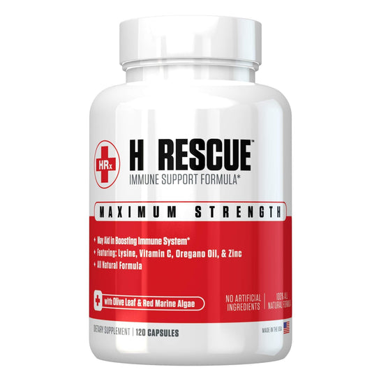 Re+Gen H Rescue bottle front showing packaging for daily immune support