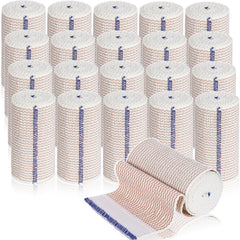 Reginary 4-inch elastic bandage with blue trim for versatile daily use