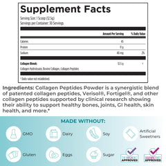 Reignite Wellness collagen peptides powder scoop showing portion for easy daily protein boost.