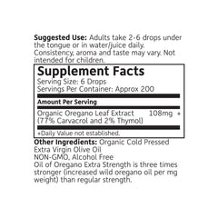 Rejuvenaturals Oregano thymol carvacrol content close-up emphasizes potent phenols.