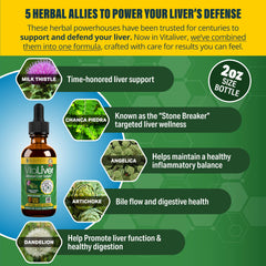VitaLiver tasting-friendly dropper pour, simple daily ritual.