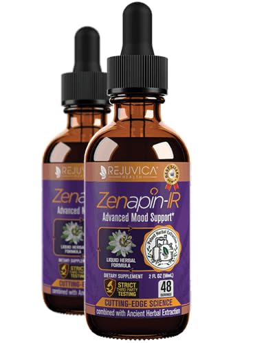Rejuvica Health Zenapin IR bottle promoting natural mood support.