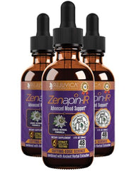 Rejuvica Health Zenapin-IR bottle front signaling natural mood support with herbal tincture.