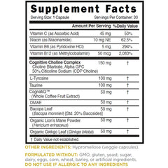 Relaxium FocusMax bottle close-up highlighting capsules for concentration
