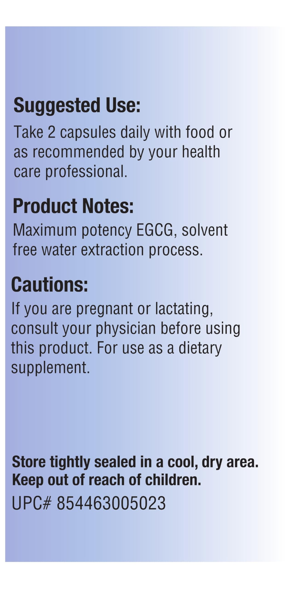 Infographic highlights 98%+ polyphenols and 60% EGCG from Relentless Improvement