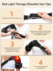 RELEXNOW shoulder wrap control panel enables easy access to settings