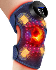 RELEXNOW Upgraded 2.0 knee brace front view shows four-zone massage for knee comfort.