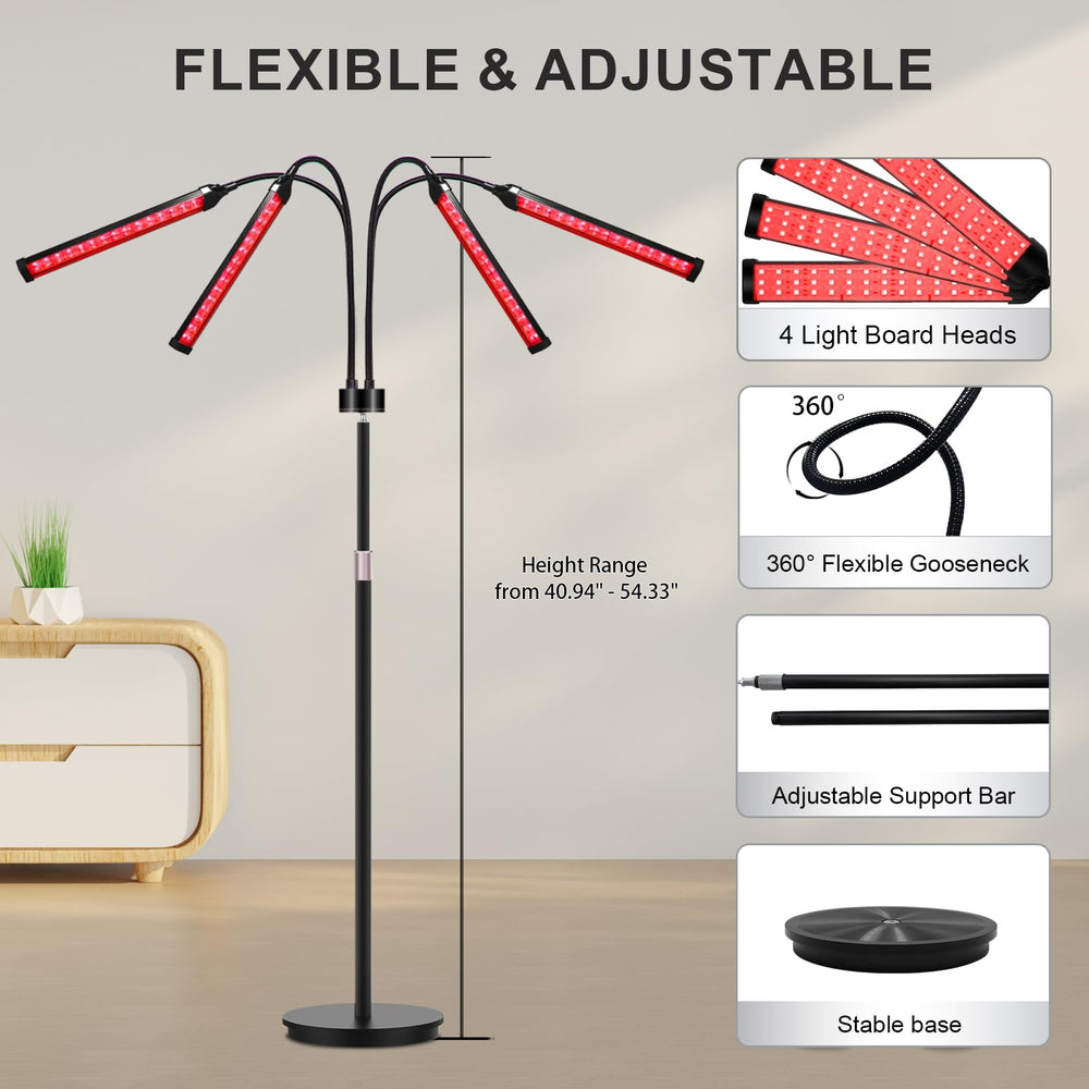 Relhafethy floor lamp with disc base stabilizes on carpet and floors