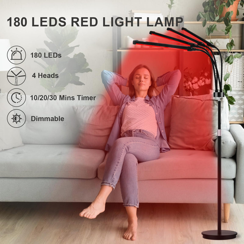 Relhafethy lamp displaying 10/20/30 minute timer options for sessions