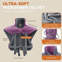 ReliefRX four-strap design provides closer fit with reduced slipping.