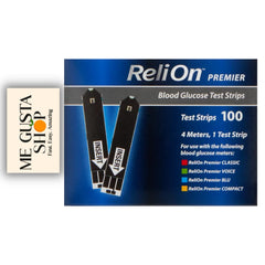 ReliOn ultra-thin blood lancets close-up detail emphasizes precision.