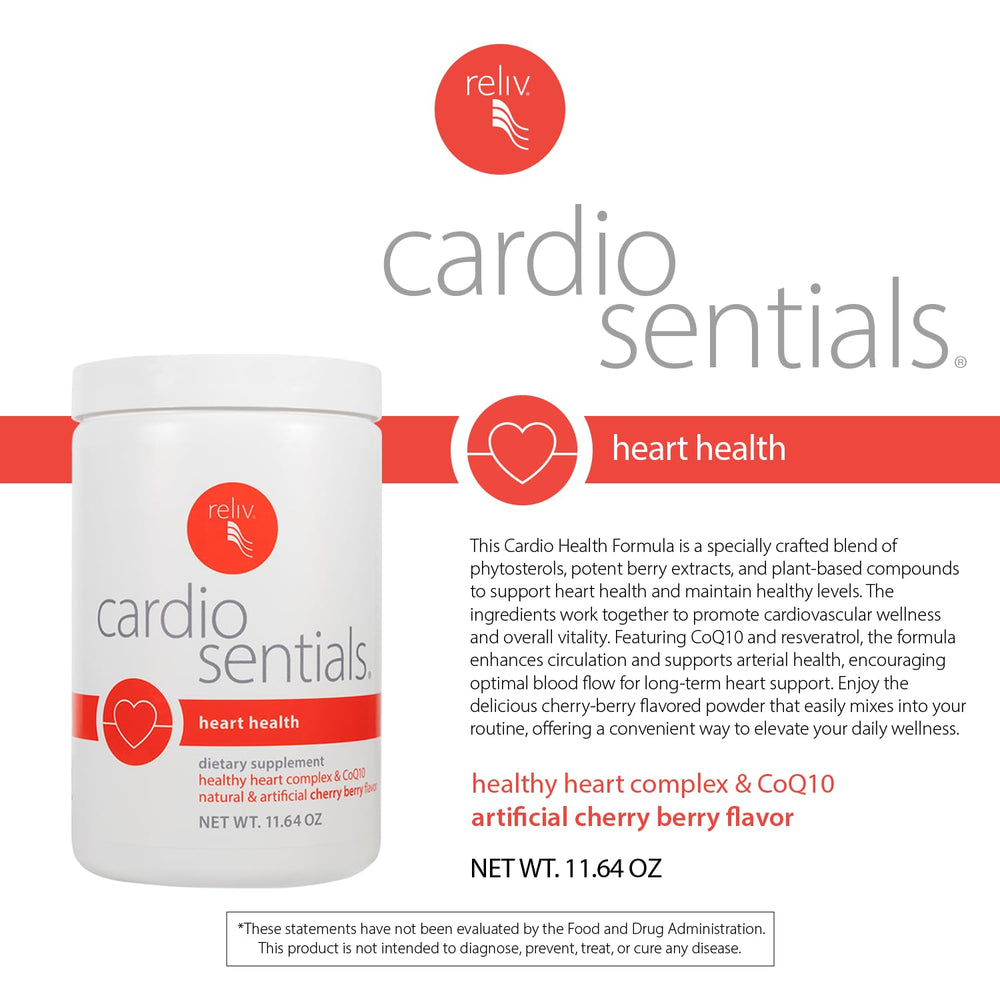 RELIV CardioSentials blend of berry and plant extracts.