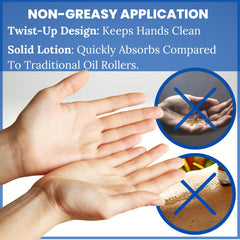 Relm Wellness hemp roll-on applied to skin for targeted use.