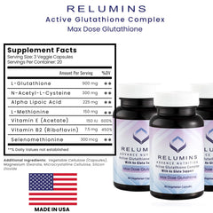 Relumins Glow portrait illustrating potential skin vitality from daily use