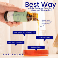 Relumins non-GMO USA facility seal ensures high-purity production.
