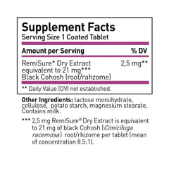 Remifemin clinical-study graphic hints at extensive evidence behind the formula.