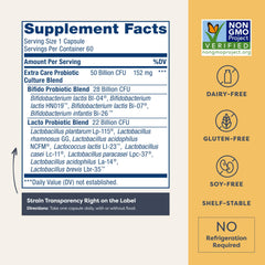 Renew Life probiotic capsules closeup highlighting delayed-release protection