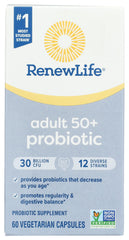 Renew Life Probiotic 30B UF bottle front showing daily gut balance potential