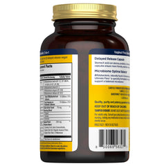 Renew Life Ultimate Flora Women label detail notes dairy-free and gluten-free ingredients.